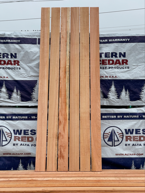 Alta 1x4x6 Clear Cedar Fence Board