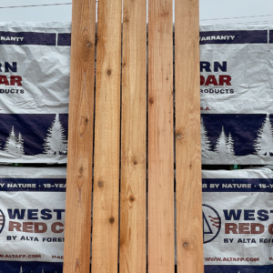 Alta 1x6x6 #1 Grade Cedar Fence Board