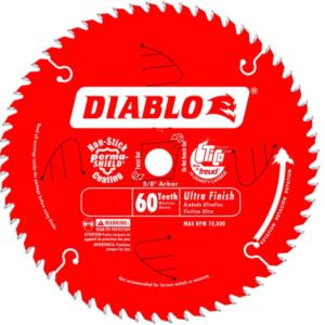 DIABLO 6-1/2" 60 TEETH ULTRA FINISH BLADE