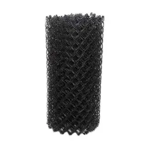 6ft x 50ft 8 - Gauge Black Chain Link Fabric