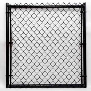 Black Chain Link Gate 4' H x 4' W