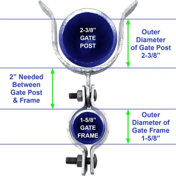 1 58 x 2 38 Galv Fork Latch