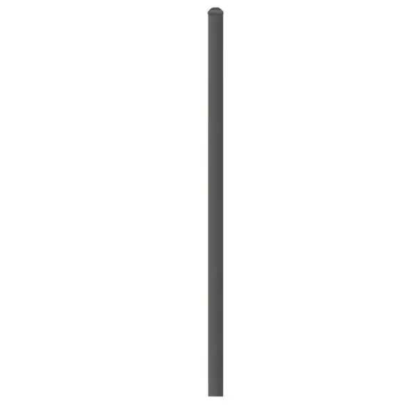 Black Square Gate Post 2x2x108