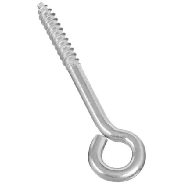 Stainless Steel Screw Eye 3-3/4"